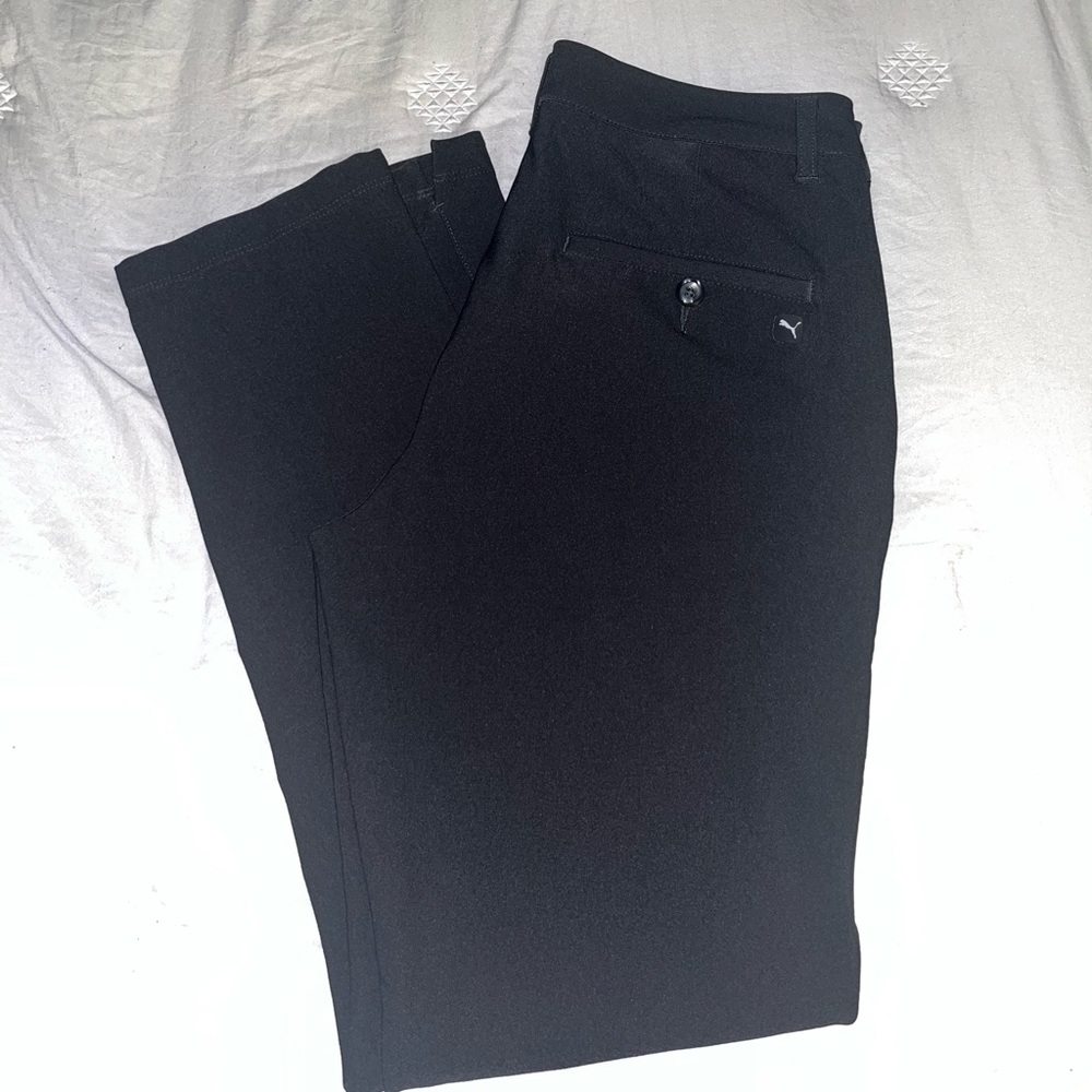 Puma black golf pants